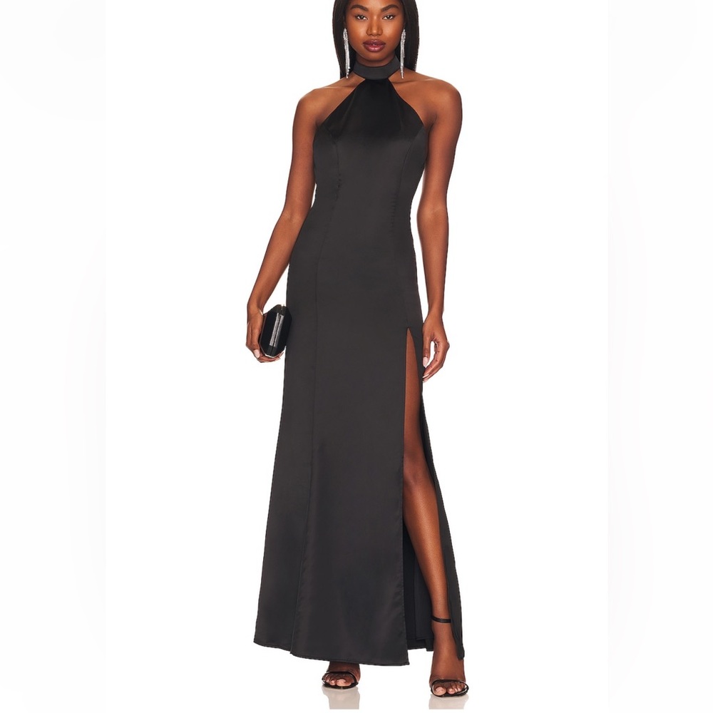Lovers and Friends Chapman Gown in Black